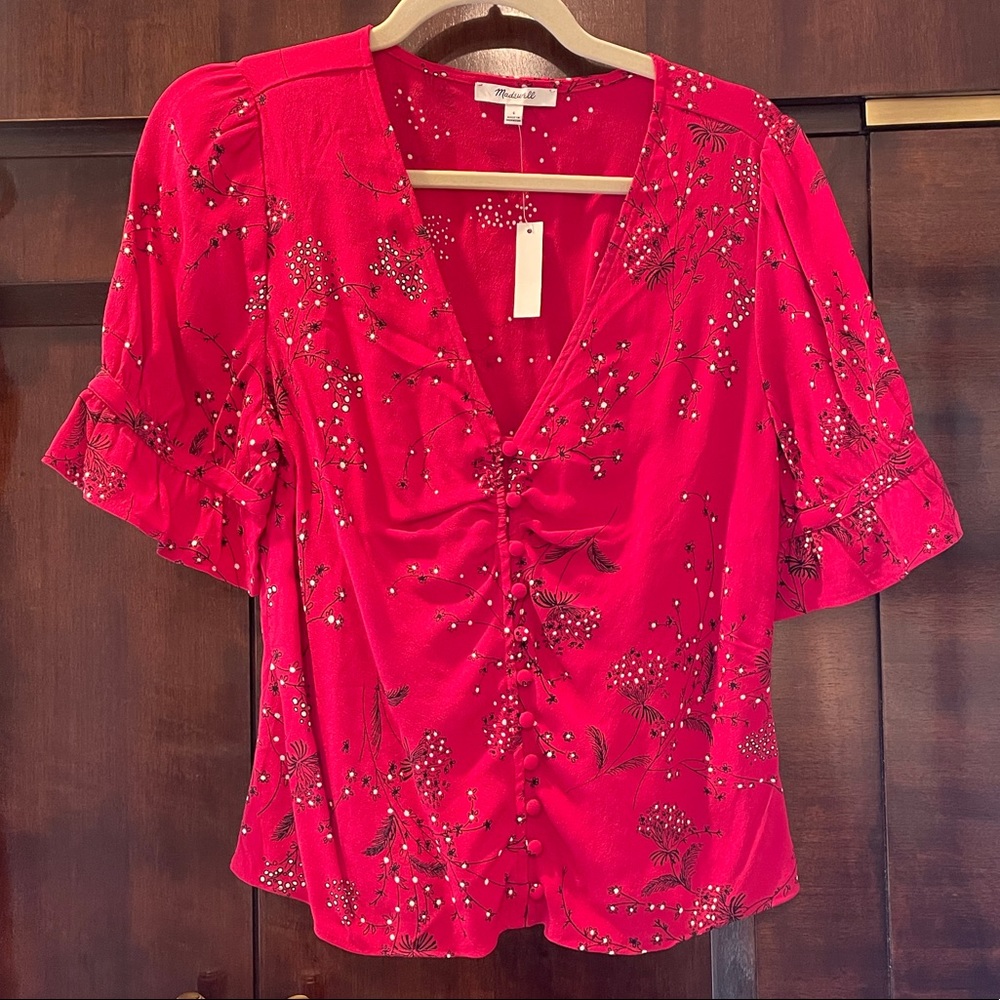 Madewell Button-down top NWT size 4